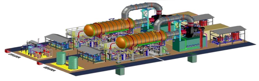 Desalination plant — Design model