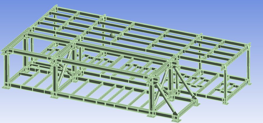 Support frame, desalination module — Design model